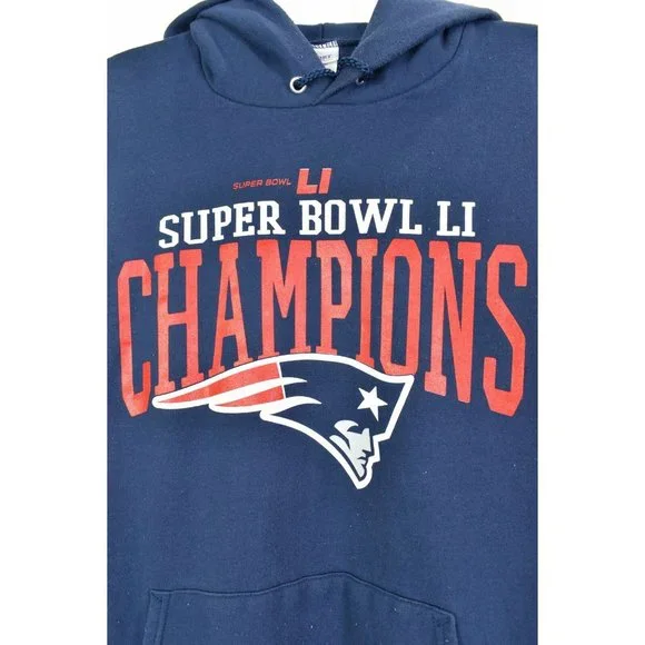 Vintage New England Patriots hoodie, NFL graphic sweatshirt- AU L - Picture 2 of 5